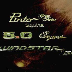 AUTH VTG ORIGINAL Ford Model Emblems ( sold indicidually)